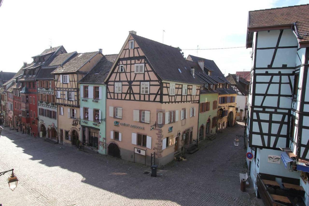 Chambre Chez L'Habitant Le Rouge-Gorge - Coeur De Riquewihr - 2 Personnes Bagian luar foto